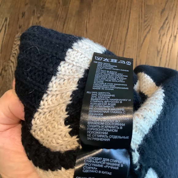 Reiss Woman’s Wool Blend Sweater Striped Size Small - Picture 8 of 9